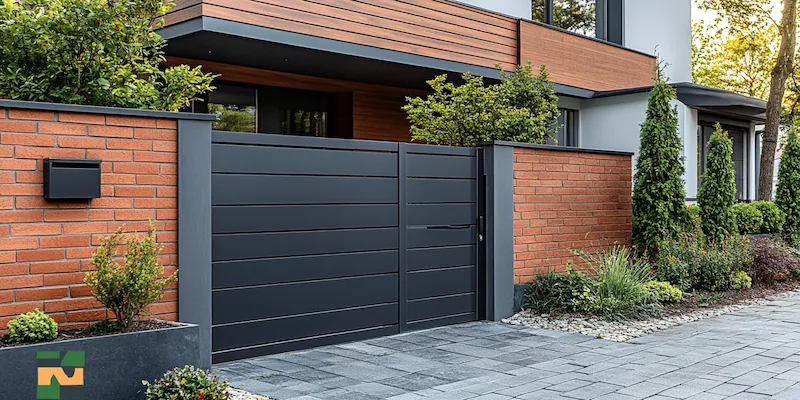 Alu Sichtschutzzaun aus Polen