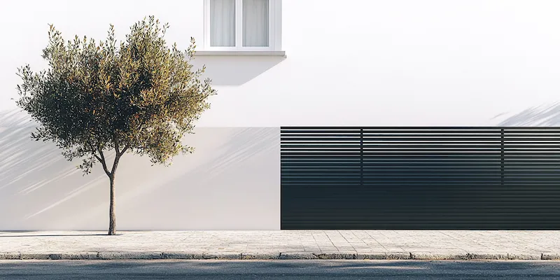 Polnische Metallzaune