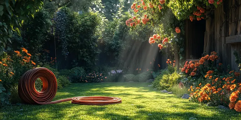 Jak zrobić wieszak na wąż ogrodowy?